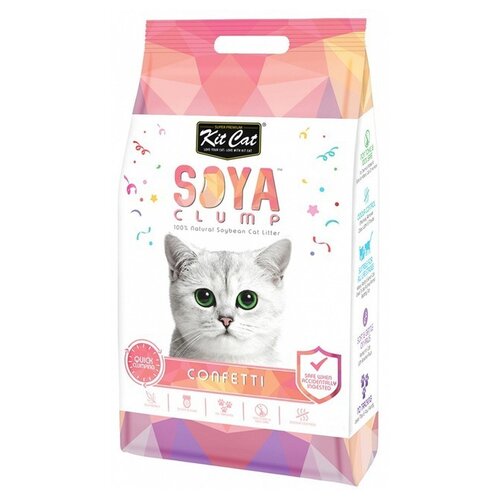  Kit Cat SoyaClump Soybean Litter Confetti        14   -     , -,   