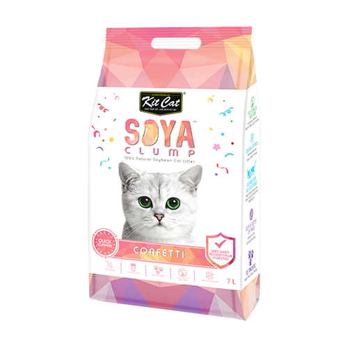  Kit Cat SoyaClump Soybean Litter Confetti        - 7    -     , -,   
