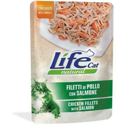  Lifecat chicken fillets with salmon 70g -      c ,  70  30   -     , -,   
