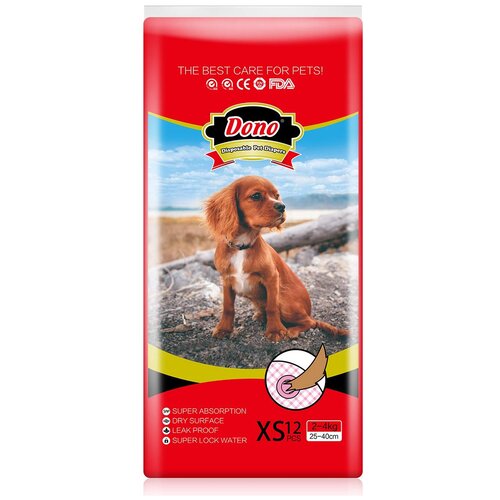  Dono New Style Pet Diapers      XS 12   -     , -,   