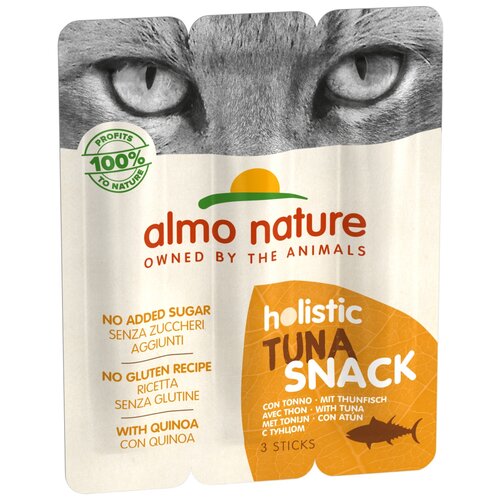  Almo Nature     , 3 ., Azul Label Snack Cat Tuna 0.015    -     , -,   