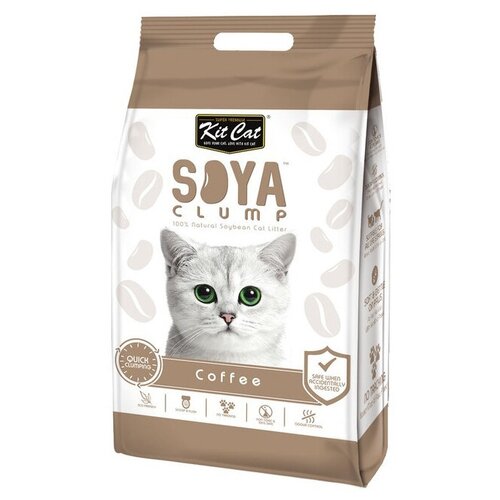  Kit Cat SoyaClump Soybean Litter Coffee        - 5    -     , -,   