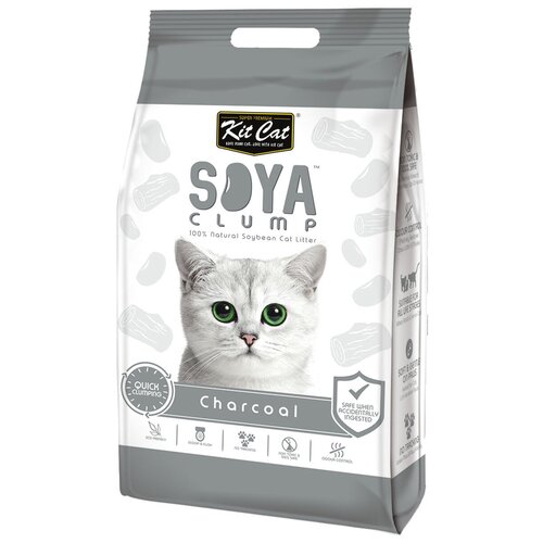  Kit Cat SoyaClump Soybean Litter Charcoal        - 14 