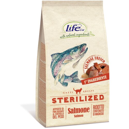   Lifecat Adult Sterilized Salmon 400         -     , -,   