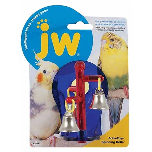     JW / Sprinning Bells Toy for birds       97 /      -     , -,   