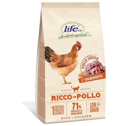  Lifecat Adult Rich in chicken low grain 400           -     , -,   