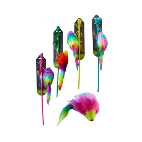  Papillon      9  (Fishing rod with rainbow mouse 9 cm) 240075 | Fishing rod with flat rainbow mouse 9 cml 0,03  20762 (10 )