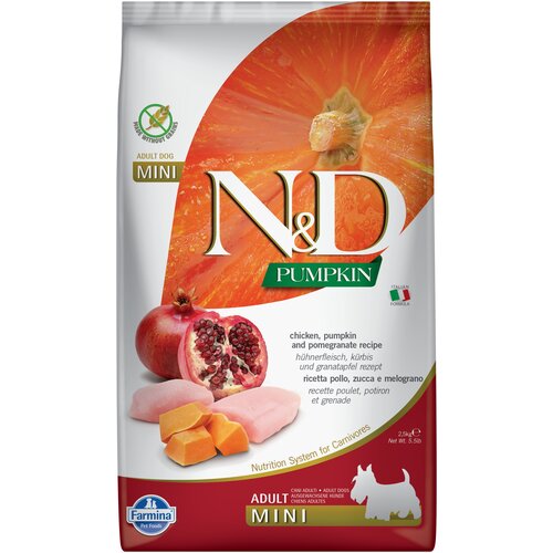  Farmina N&D PUMPKIN Chicken & Pomegranate Adult Mini      ,     , 7    -     , -,   
