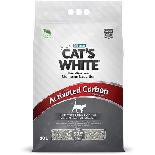       Cat's White Activated Carbon    10 ./8,55 .   -     , -,   