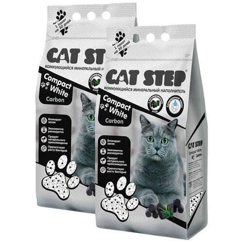  CAT STEP COMPACT WHITE CARBON         (5 + 5 )   -     , -,   