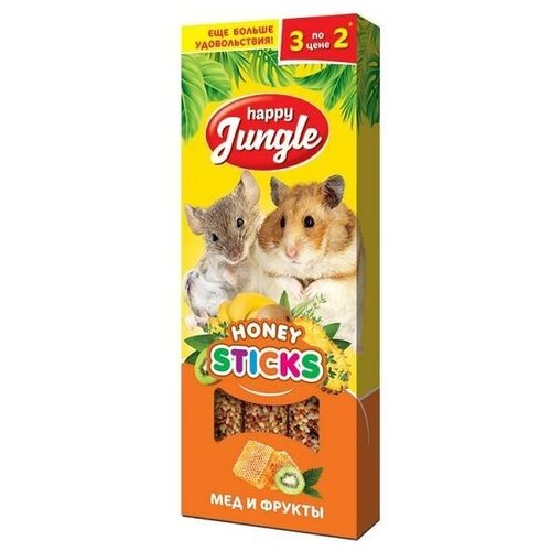  Happy Jungle Honey sticks   , 50  (6 )   -     , -,   