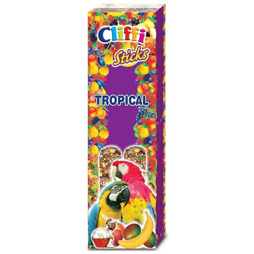  Cliffi ()    :      (Sticks parrots with tropical fruit and honey) PCOA425 | Sticks parrots with tropical fruit and honey, Tropical, 0,15    -     , -,   