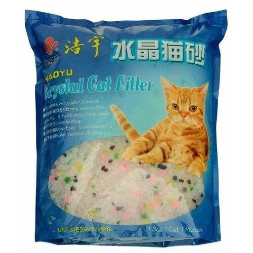         HAOYU Cristal Cat Litter 6 .     -     , -,   