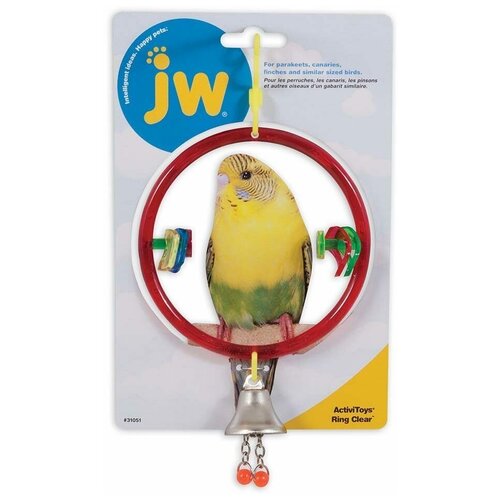  J.W.    -   , , Ring Clear Toy for birds   -     , -,   