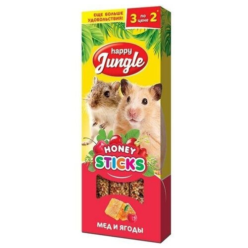  Happy Jungle Honey sticks   , 50  (6 )   -     , -,   