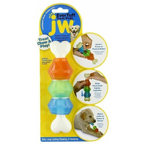  J.W         EverTuff Treat Pods for Dogs S   -     , -,   