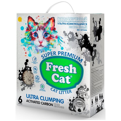  FRESH CAT Activated carbon, ,    +. ,  , 5,16/6   -     , -,   
