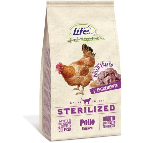   Lifecat Adult Sterilized Chicken 400         -     , -,   