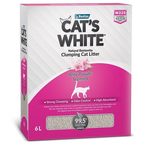     CAT'S WHITE  BOX Baby Powder     (6)   -     , -,   