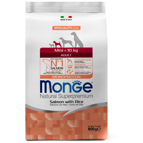   Monge Mini Salmon & Rice    ,   , 800    -     , -,   