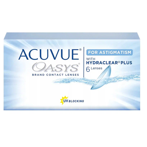    ACUVUE OASYS For Astigmatism with Hydraclear Plus, 6 ., R 8,6, D +5,CYL:-0,75,A:100   -     , -  