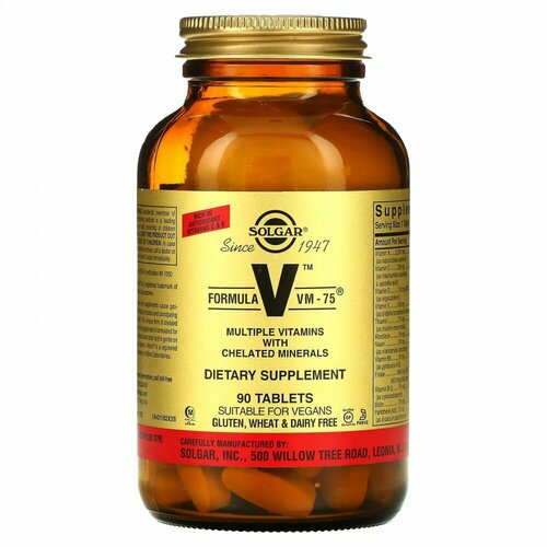  Solgar, Formula V, VM-75,     , 90    -     , -  