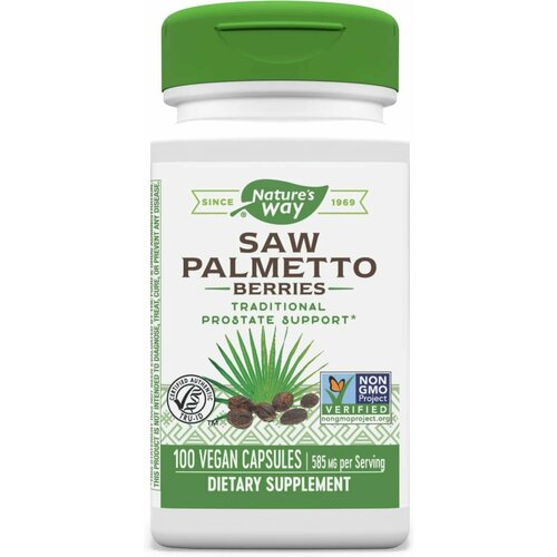  Saw Palmetto Berries 100 vcaps   -     , -  