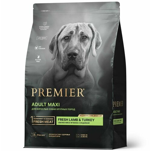    Premier Dog Lamb & Turkey ADULT Maxi (        ) 3   -     , -  