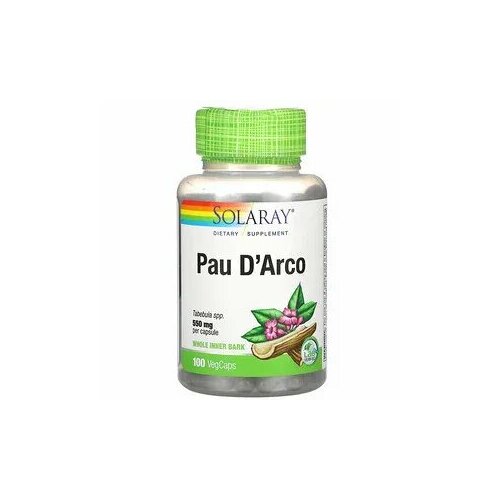  Solaray Products Pau D'Arco 550 mg -    100     -     , -  