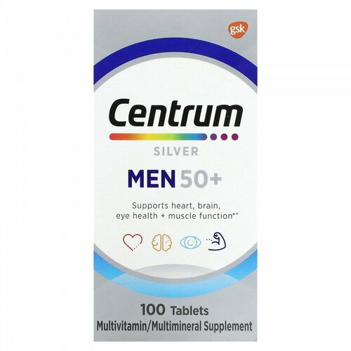        Centrum Silver Men 50+ 100   -     , -  