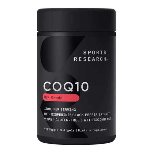 ���� ������� Q10 100 ��, CoQ10 100 mg, Sports Research, 120 ������, ������ ������
