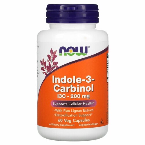  NOW Indole-3-Carbinol (-3-) 200  60  (Now Foods)   -     , -  