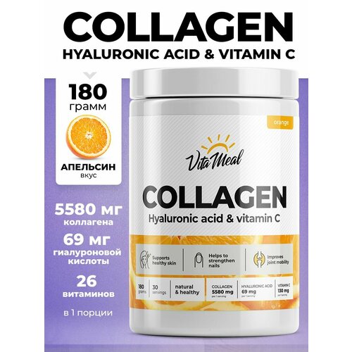          VitaMeal Collagen Hyaluronic acid + Vitamin C, 180 ,    -     , -  