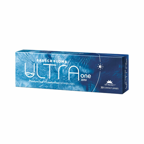 ���� ���������� ����� Bausch & Lomb Ultra One Day, 30 ��., R 8,6, D -9,5, ������ ������