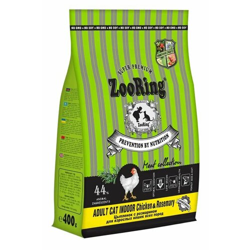  ZooRing ADULT CAT INDOOR CHICKEN&Rosemary (  ) 0,4    -     , -  