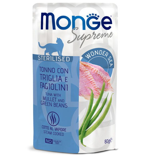      Monge   Supreme sterilized cat         80  (  )   -     , -  