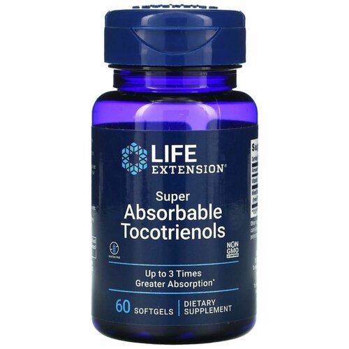 ���� Life Extension Absorbable Tocotrienols, ������������������ ������������ 60 ������, ������ ������