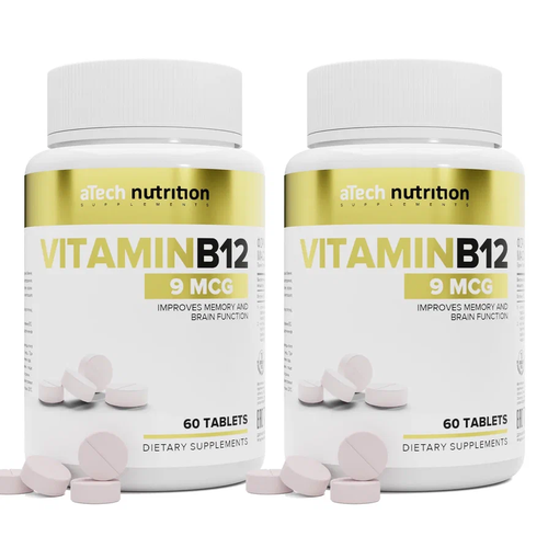   2   B 12, () 9  aTech nutrition 60 + 60    -     , -  