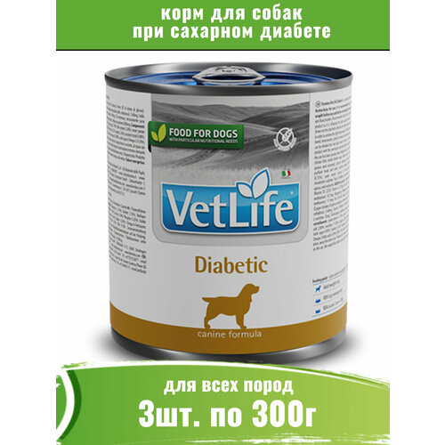  Farmina Vet Life Dog Diabetic 3  300        -     , -  