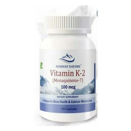  Norway Nature Vitamin K-2 Menaquinone-7 100 mcg ( K-2   MK-7 100 ) 100  (Norway Nature)   -     , -  