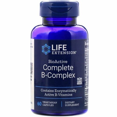 ���� � �������� ��������� B Life Extension BioActive Complete B-Complex 60 ������, ������ ������