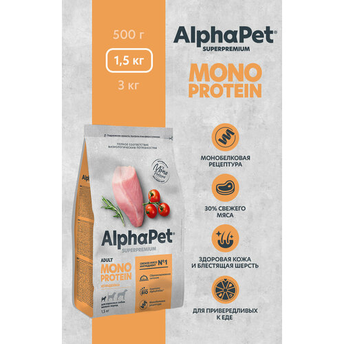     MONOPROTEIN        AlphaPet Superpremium 1,5    -     , -  