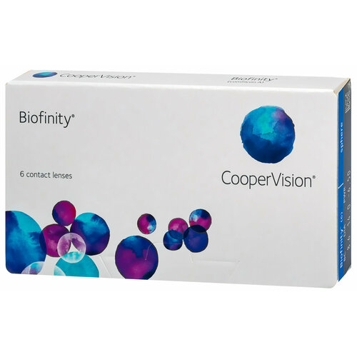    CooperVision Biofinity, 6 ., R 8,6, D +0,25, , 1 .   -     , -  