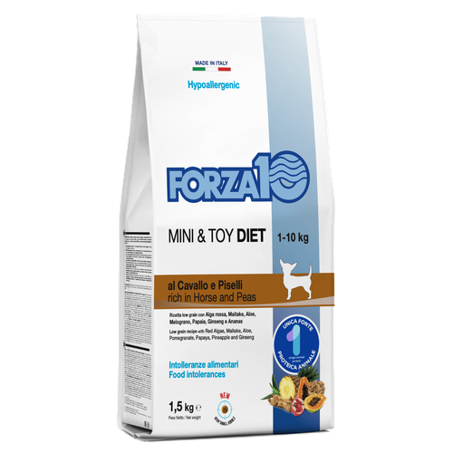   Forza 10 Mini&Toy Diet Low Grain Cavallo Piselli   1.5   -     , -  