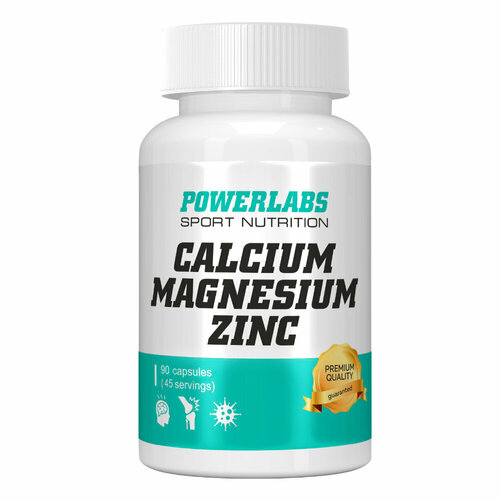  PowerLabs Calcium & Magnesium & Zinc /    90    -     , -  