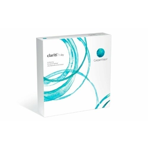 ���� ���������� ����� CooperVision Clariti 1 day, 90 ��., R 8,6, D +3,5, ����������, 1 ��., ������ ������