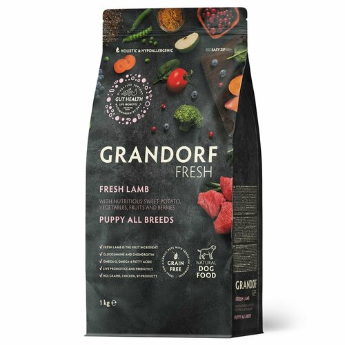  GRANDORF Fresh Dog PUPPY Lamb&Sweet Potato (      ) 1    -     , -  