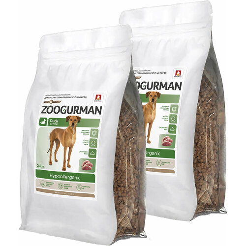  ZOOGURMAN HYPOALLERGENIC            (2,5 + 2,5 )   -     , -  