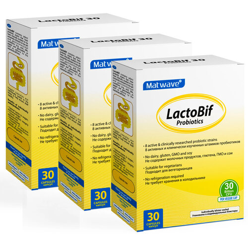  Matwave LactoBif Probiotics ., 30  , 120 , 30 ., , 3 .,  