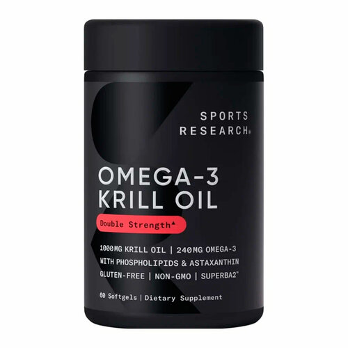   Sports Research Antarctic krill oil, 110 , 60 .   -     , -  